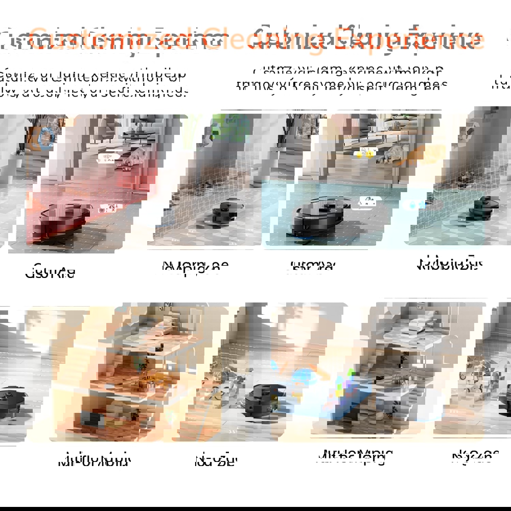 რობოტი მტვერსასრუტი მშრალი და სველი წმენდით Ilife A20, 4000Pa Laser Navigation Robotic Vacuum & Mop With APP Control, Black