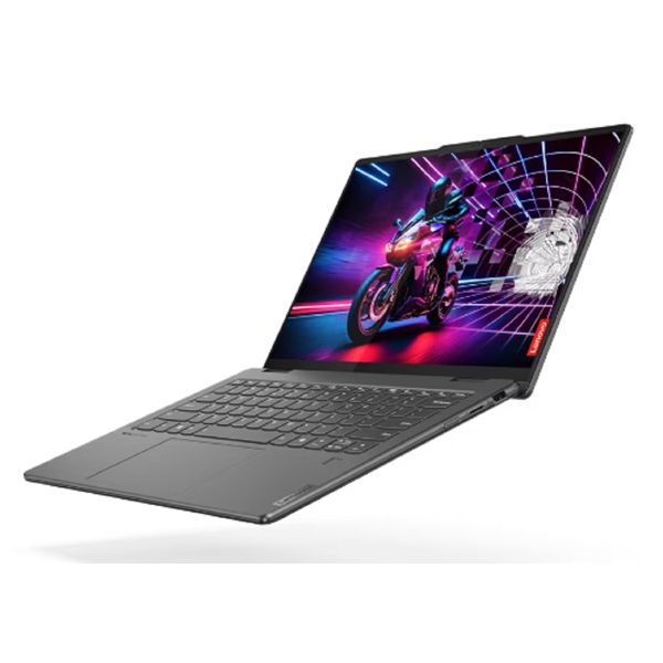 ნოუთბუქი Lenovo 83DK0065RK Yoga 7, 14", Ryzen-5 8640HS, 16GB, 512GB SSD, Integrated, W11H, Storm Grey