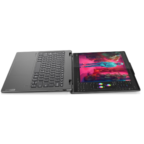 ნოუთბუქი Lenovo 83DK0065RK Yoga 7, 14", Ryzen-5 8640HS, 16GB, 512GB SSD, Integrated, W11H, Storm Grey