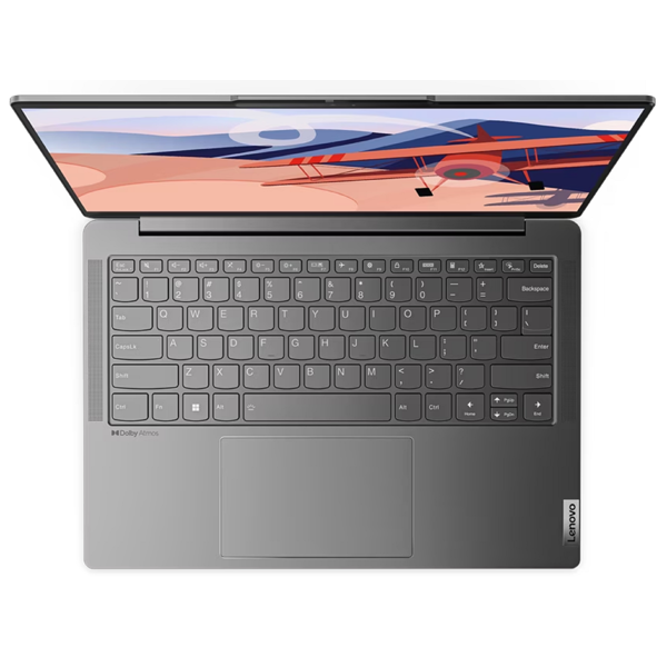 ნოუთბუქი Lenovo 83DJ0086RK Yoga 7, 14", Ultra 5-125H, 16GB, 512GB SSD, Integrated, W11H, Storm Grey