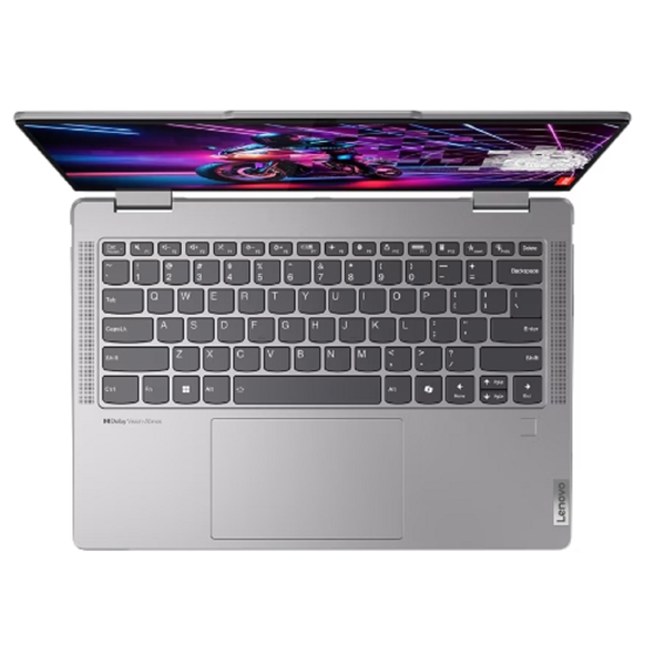 ნოუთბუქი Lenovo 83DK0066RK Yoga 7, 14", Ryzen 7-8840HS, 16GB, 1TB SSD, Integrated, W11H, Arctic Grey