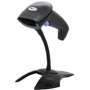 Posfix PF-1020, USB-COM, PS2, RS232, Barcode Scanner, Black