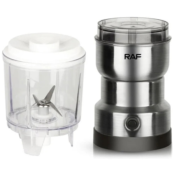 Raf R.7126, Coffe And Juice Blender, Silver