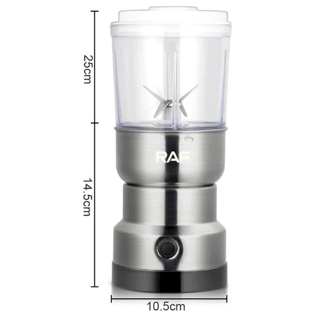 Raf R.7126, Electric Coffe And Juice Blender, Silver