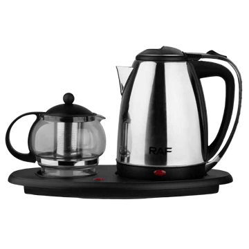 ელექტრო ჩაიდანი Raf R.7899, 2200W, 2.2L, Electric Kettle, Black/Silver