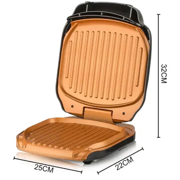 Raf R.522, 1200W, Grill, Black
