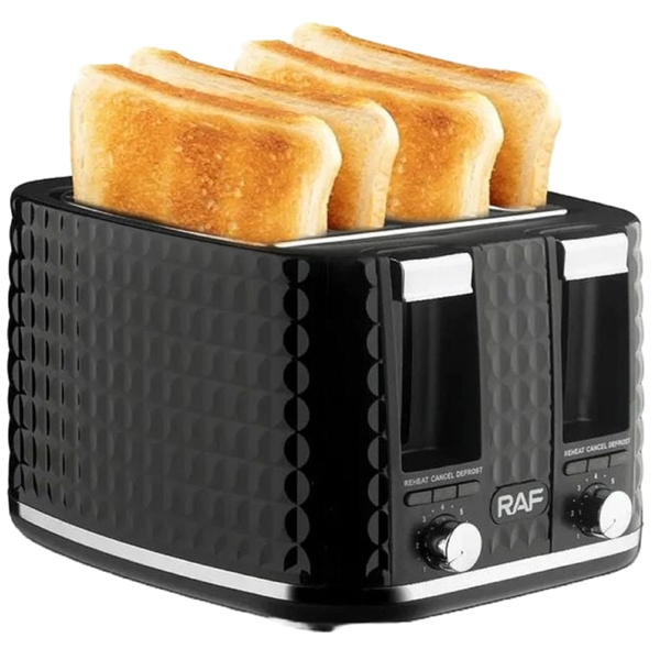 ტოსტერი Raf R.503, 1500W, Toaster, Black
