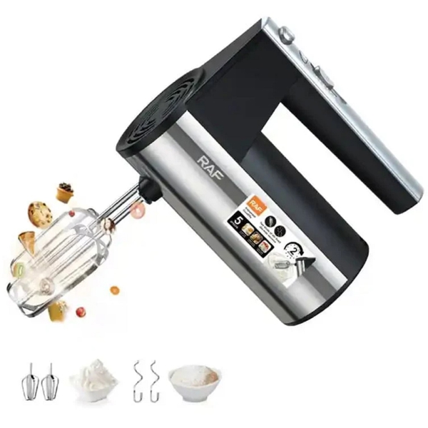 მიქსერი Raf R.6629, 800W, Mixer, Black/Silver