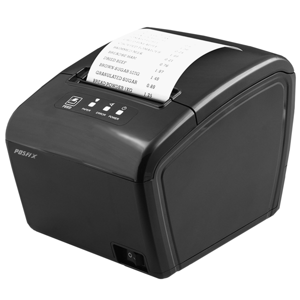 თერმული პრინტერი Posfix PF-TR80A-USE, USB, LAN, Thermal Printer, Black