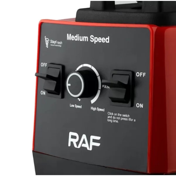 ბლენდერი Raf R.2840, 2400W, 2.5L, Blender, Black/Red