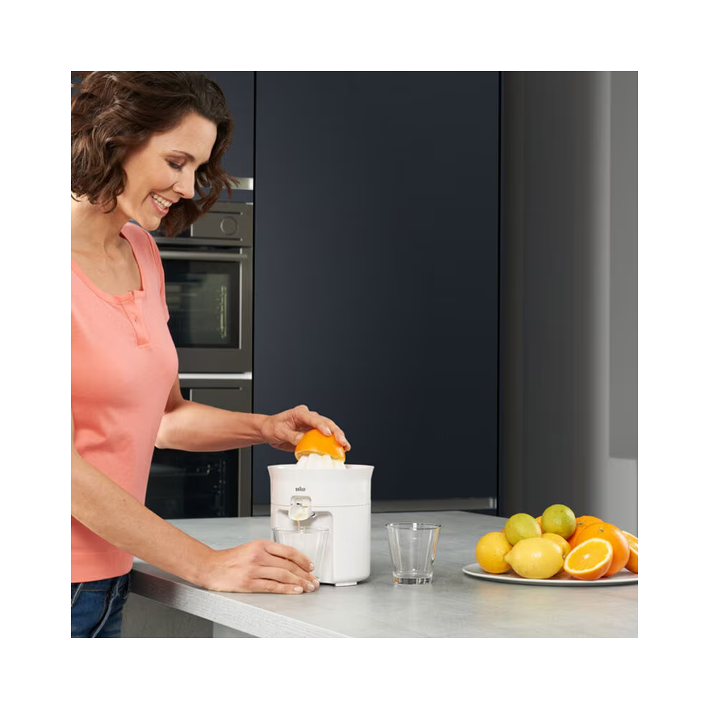 Braun CJ3050WH, 60W, 350ML, Juicer, White