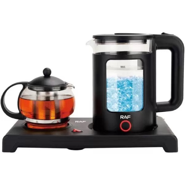 ელექტრო ჩაიდანი Raf R.7855, 1500W, 1.8L, Electric Kettle, Black