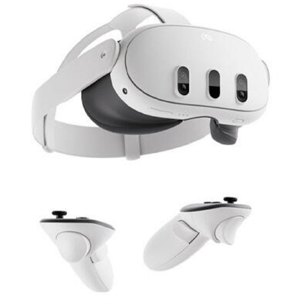 Meta Quest 3, BT, VR Headset With Controllers, White