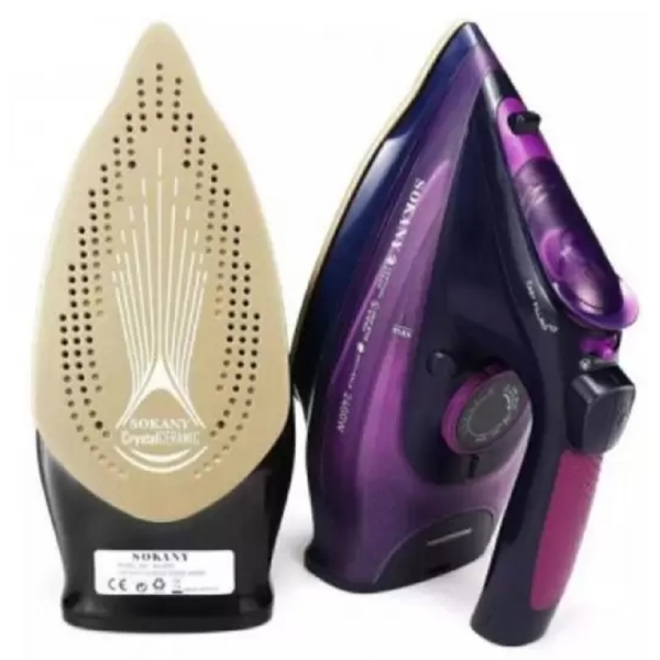 Sokany SOK8085, 2400W, 340ML, Steam Iron, Purple 