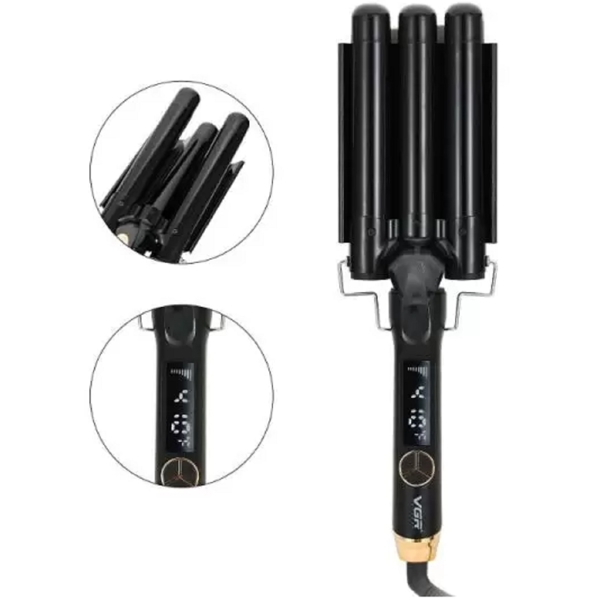 VGR V-591, Hair Curling Iron, Black