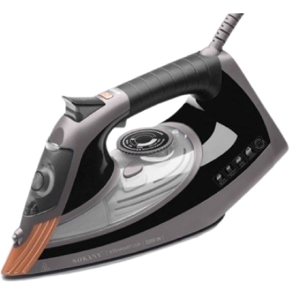 ორთქლის უთო Sokany HJ-2083, 2200W, 350ML, Steam Iron, Grey