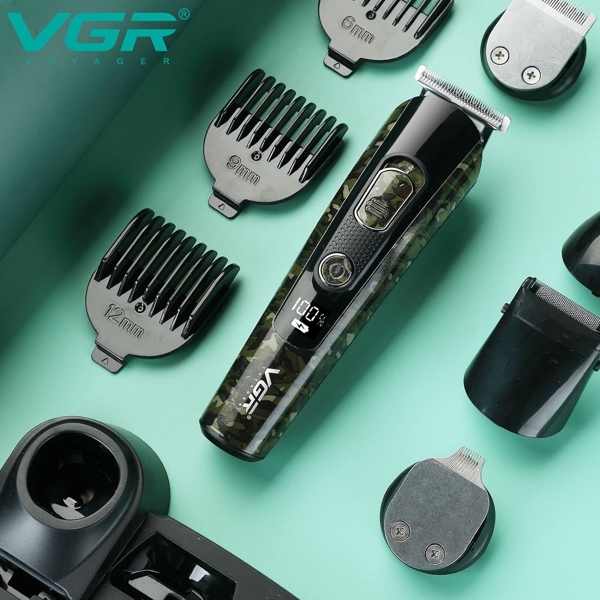 VGR V-102, Hair Trimmer, Green