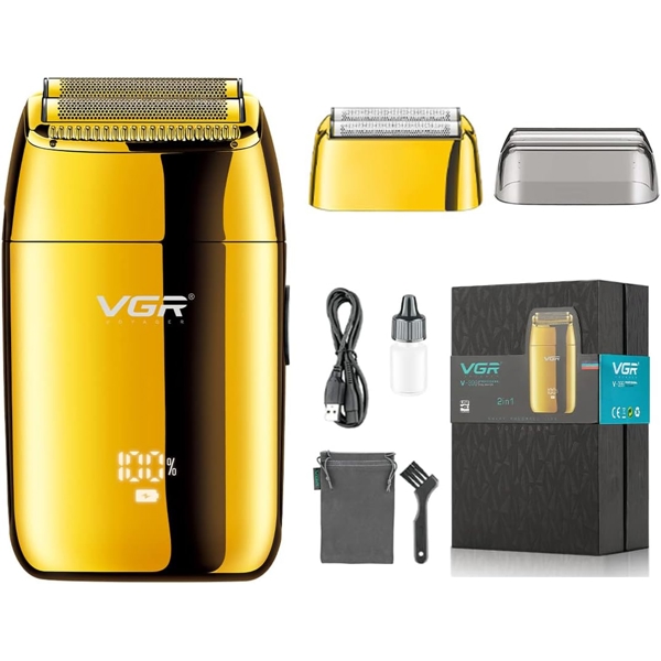 წვერსაპარსი VGR V-399, Electric Shaver, Gold