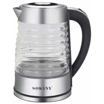 ელექტრო ჩაიდანი Sokany SK-1027, 2200W, 2.2L, Electric Kettle, Silver