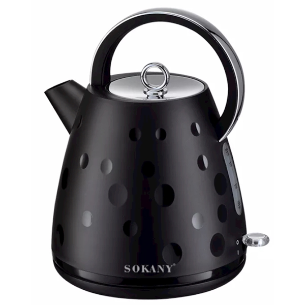 ელექტრო ჩაიდანი Sokany SK-1033, 1850W, 1.7L, Electric Kettle, Black