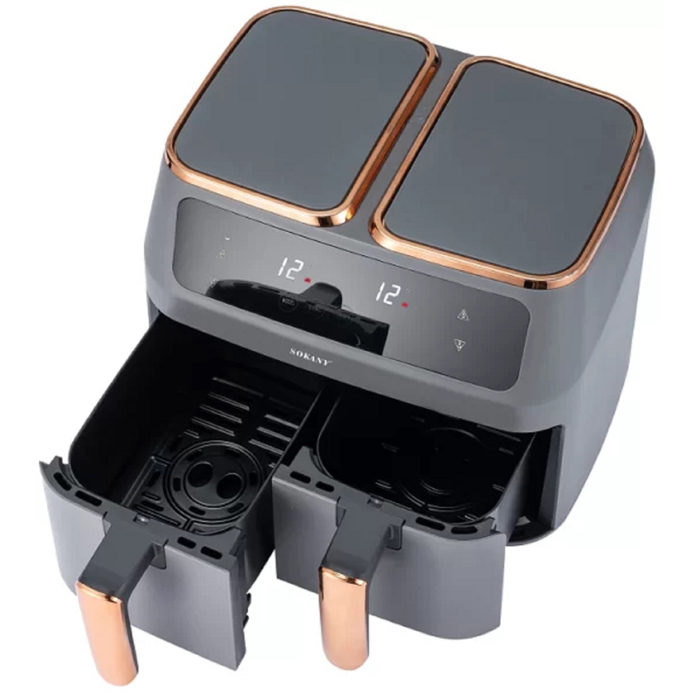 აეროგრილი Sokany SK-ZG-8030, 1500W, 8L, Air Fryer, Black