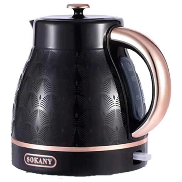 ელექტრო ჩაიდანი Sokany SK-1030, 2000W, 1.7L, Electric Kettle, Black