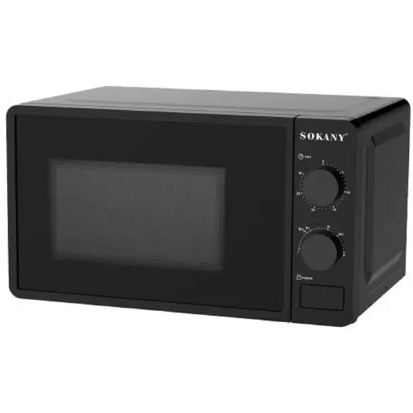 მიკროტალღური ღუმელი Sokany SK-439, 1280W, 20L, Microwave Oven, Black