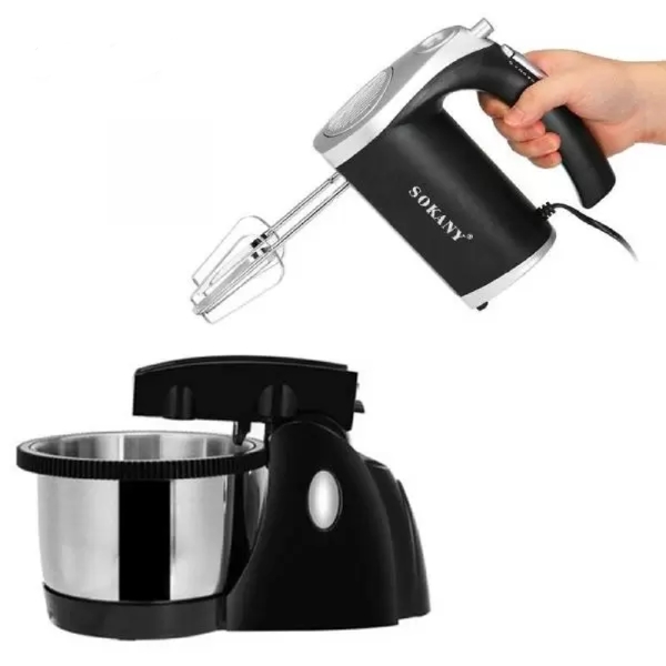 Sokany SK-921, 500W, Mixer, Silver/Black