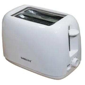 Sokany HJT-022, 700W, Toaster, White