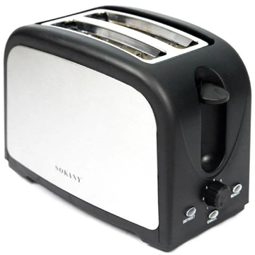 Sokany HJT-800S, 800W, Toaster, White