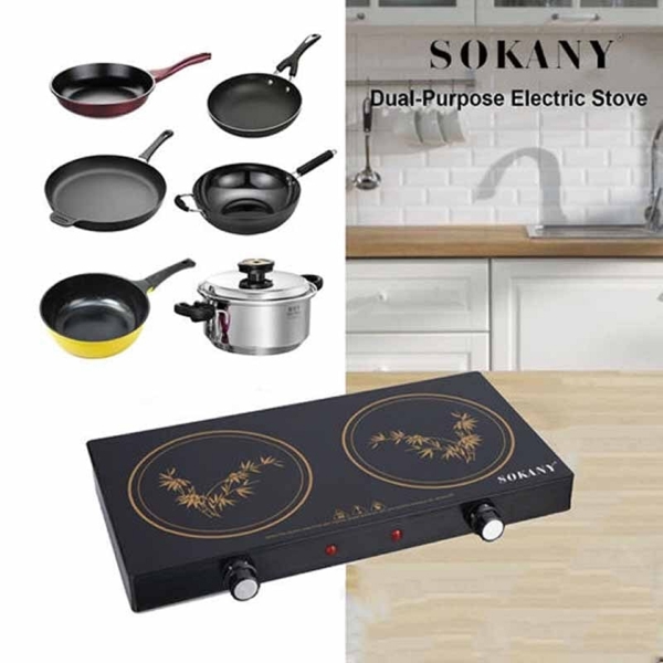 Sokany SK-224, Induction Hob, Black