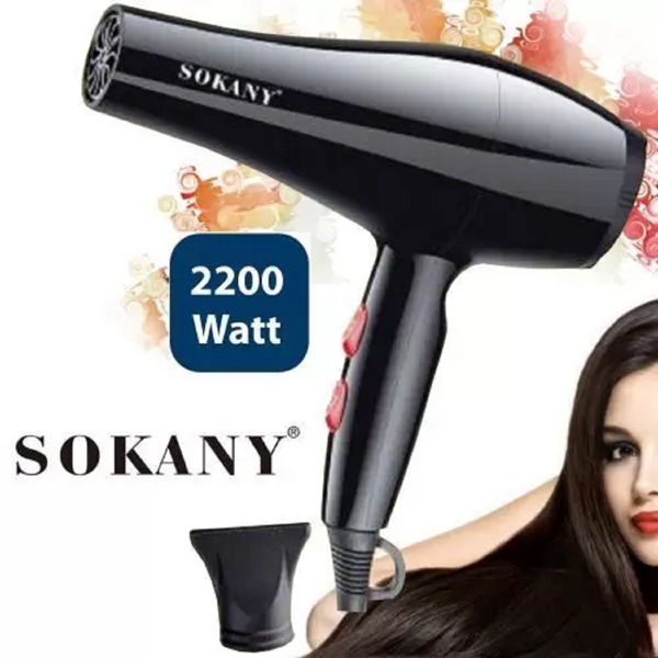 Sokany RCY-173i, 2200W, Hair Dryer, Black