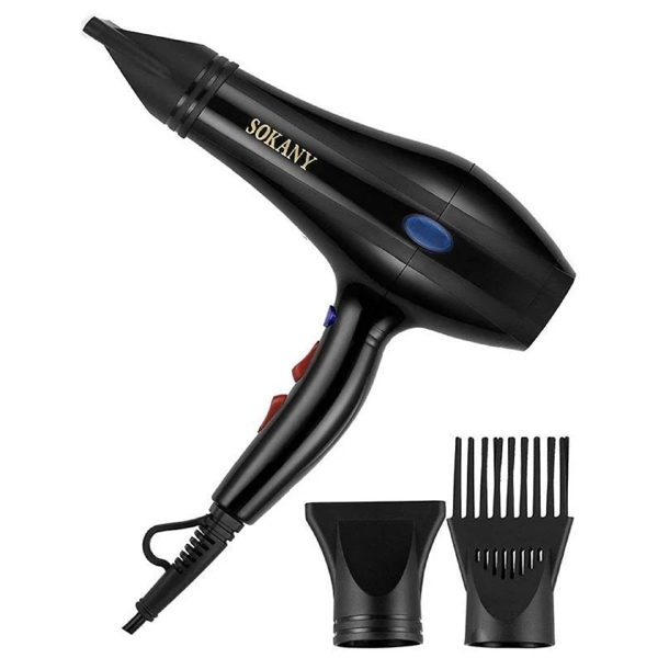 Sokany SY-3866, 2400W, Hair Dryer, Black