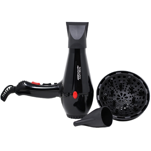 Sokany SDH-8899, 2200W, Hair Dryer, Black