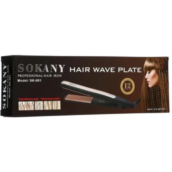 Sokany SK-001, Hair Straightener, Black