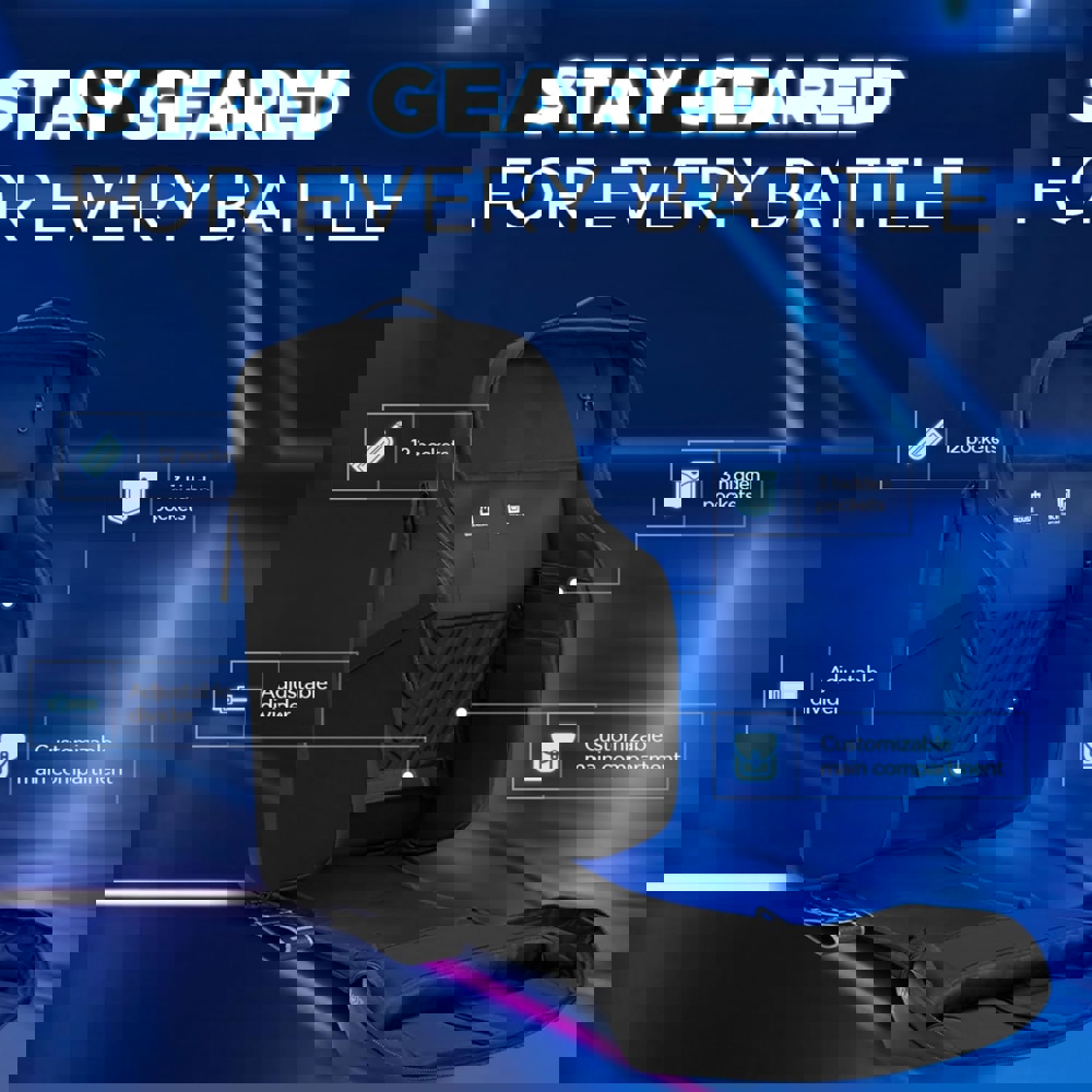 ნოუთბუქის ჩანთა Lenovo GX41M53147 Legion GB700, 16", Backpack, Black