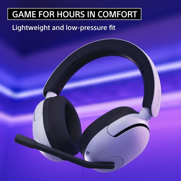 Sony WH-G500/WZ Izone H5, Gaming Headset, Wireless, Bluetooth, 2.4GHZ, White/Black