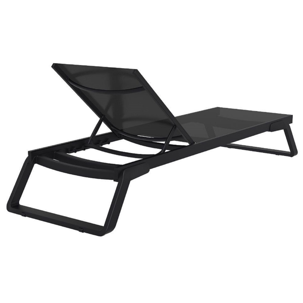  Tropical 708, Chaise Lounge, Black