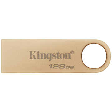 USB ფლეშ მეხსიერება Kingston DTSE9G3/128GB DataTraveler, 128GB, USB 3.2, Gold