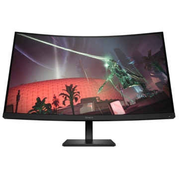 HP 780K6E9 Omen, 31.5", Curved Monitor, QHD, VA, HDMI, DP, Black