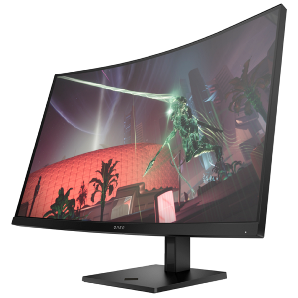 მონიტორი HP 780K6E9 Omen, 31.5", Curved Monitor, QHD, VA, HDMI, DP, Black