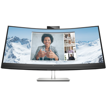 HP 40Z26AA E34m G4, 34", Curved Monitor, WQHD, VA, HDMI, LAN, DP, USB, Type-C, Black