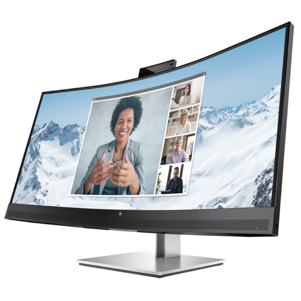 HP 40Z26AA E34m G4, 34", Curved Monitor, UWQHD, VA, HDMI, LAN, DP, USB, Type-C, Black