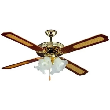 V-TAC 7921, 55W, Chandelier Ceiling Fan, Brown