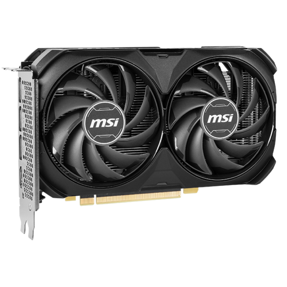 MSI RTX4060TI_VEN2X_BK8G_OC, GeForce RTX4060TI VENTUS 2X OC, 8GB, 128bit, HDMI, DP, Black