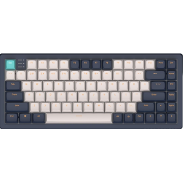 Dark Project  DPP83_GSH_NAVY_ANSI_EN KD83A, Wired, USB, Gaming Keyboard, Ivory/Navy Blue