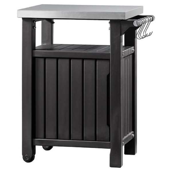 მაგიდა ბარბექიუსთვის Keter Unity, 105L, Barbecue Table, Grey