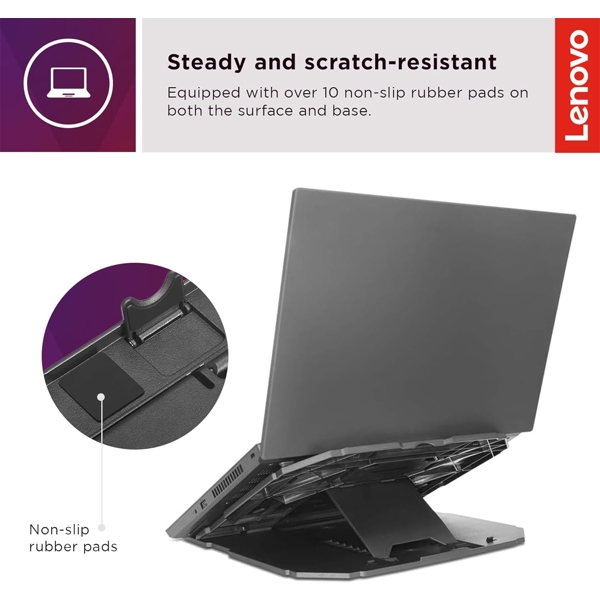 ნოუთბუქის სადგამი Lenovo GXF0X02-619, Laptop Stand, Grey