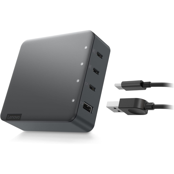 Lenovo G0A6130-WEU, 130W, Multi Port Charger, Black