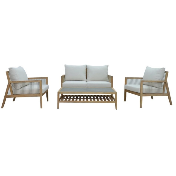 ბაღის ავეჯის ნაკრები Gardenline BIANCO, Garden Furniture Set, Beige